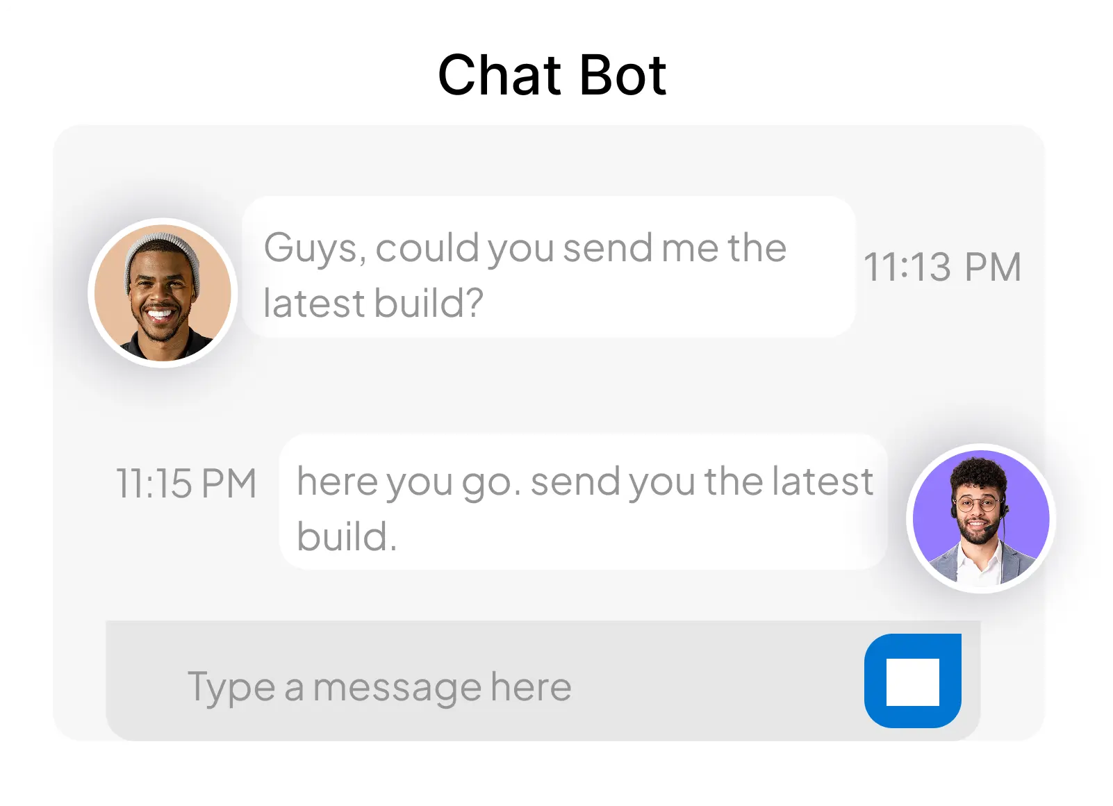 Chatbot powered by AI